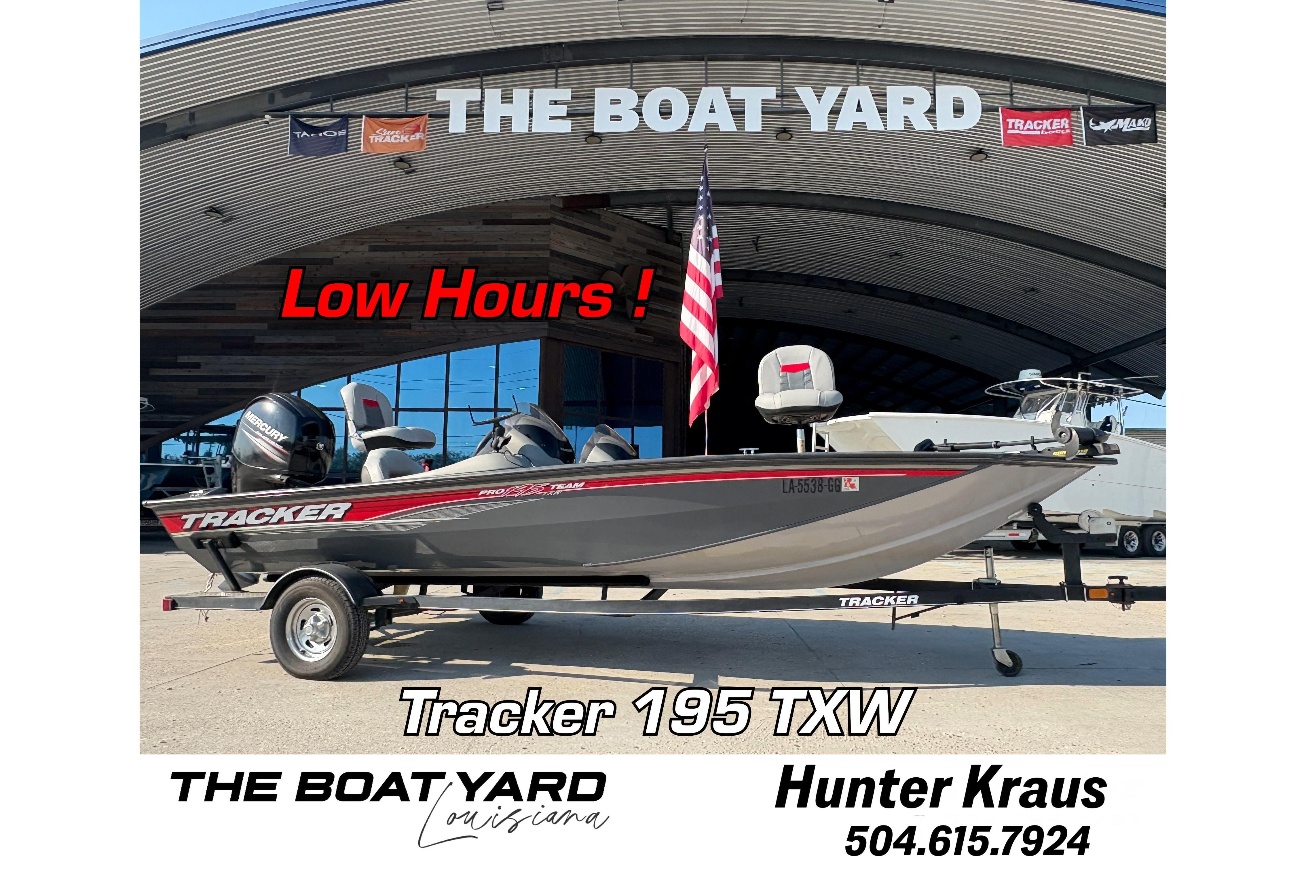 Tracker Pro Team 195 TXW 2017 Tracker Pro Team 195 TXW boat with low hours at The Boat Yard, Louisiana.