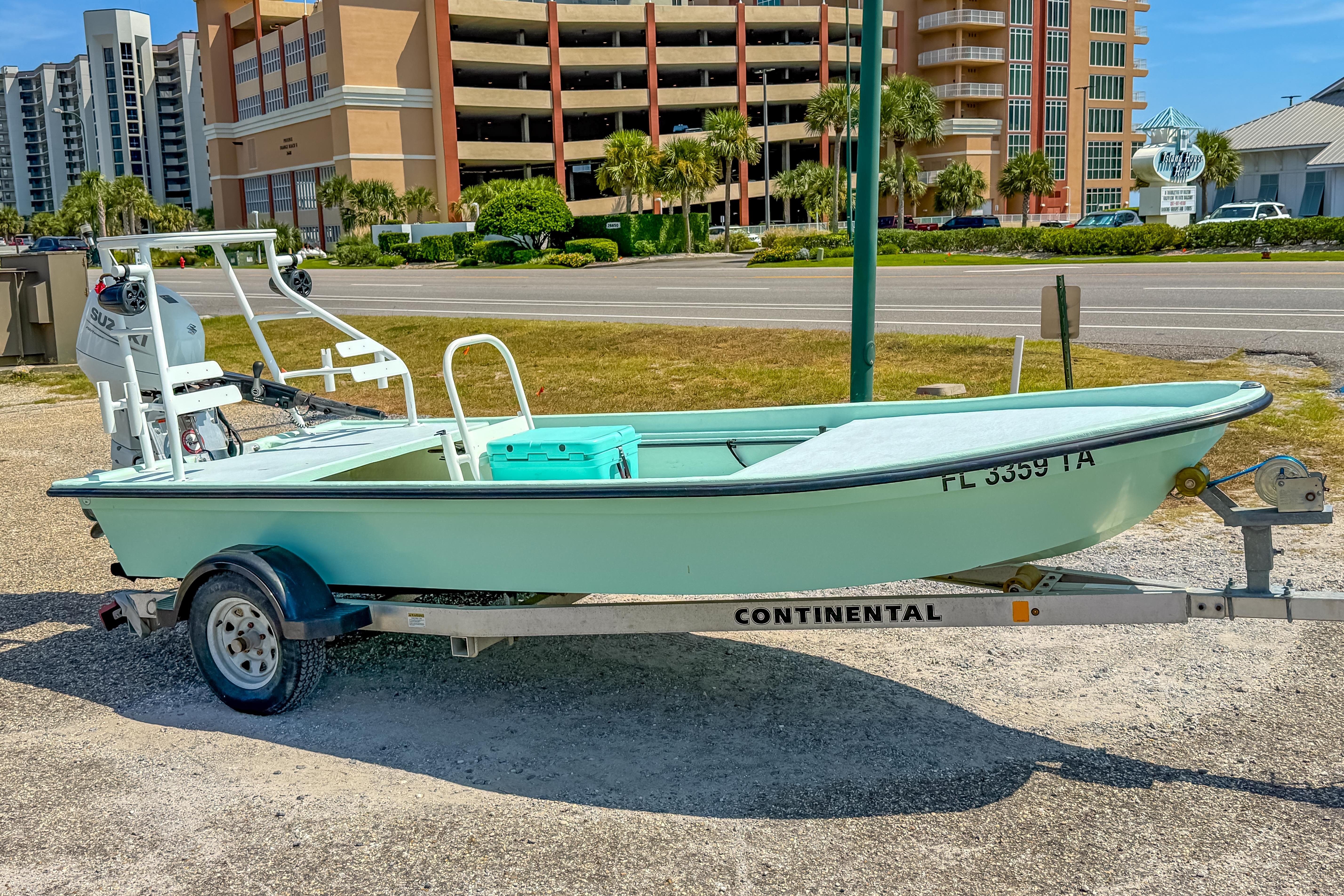 2021 Custom 15' Tiller Skiff