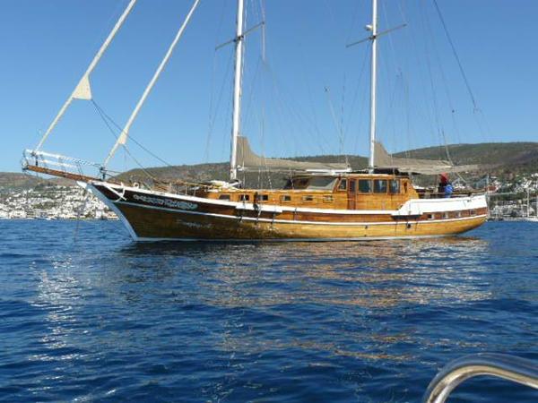 Custom Wood Sailing Yacht