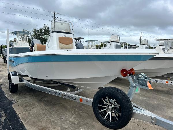 NauticStar 194 Bay 2024 NauticStar 194 Bay boat on a trailer, ready for transport.