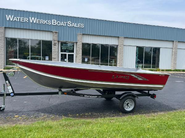 Lund WC-14 2024 Lund WC-14 boat on trailer outside Water Werks Boat Sales.
