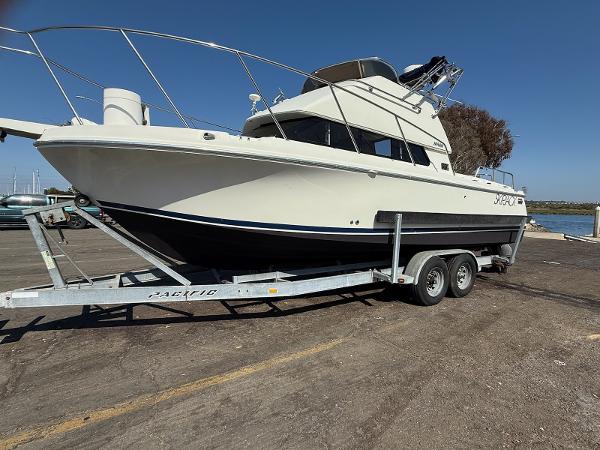 Skipjack 262 Flying Bridge Actual Boat