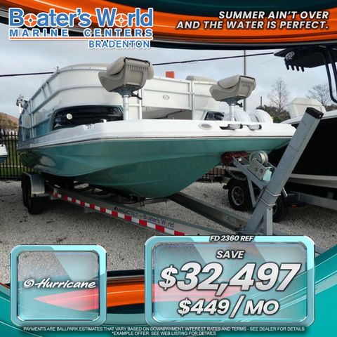2024 Hurricane FunDeck 2360 REF OB