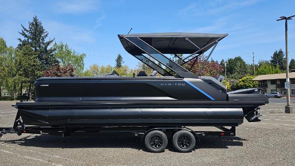 2025 Manitou 24' Explore MAX Deck Navigator With 150hp Rotax Stealth Motor