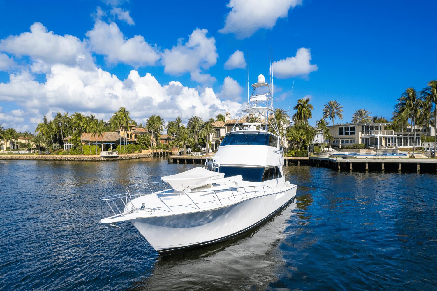 2002 Viking 65 Enclosed Bridge