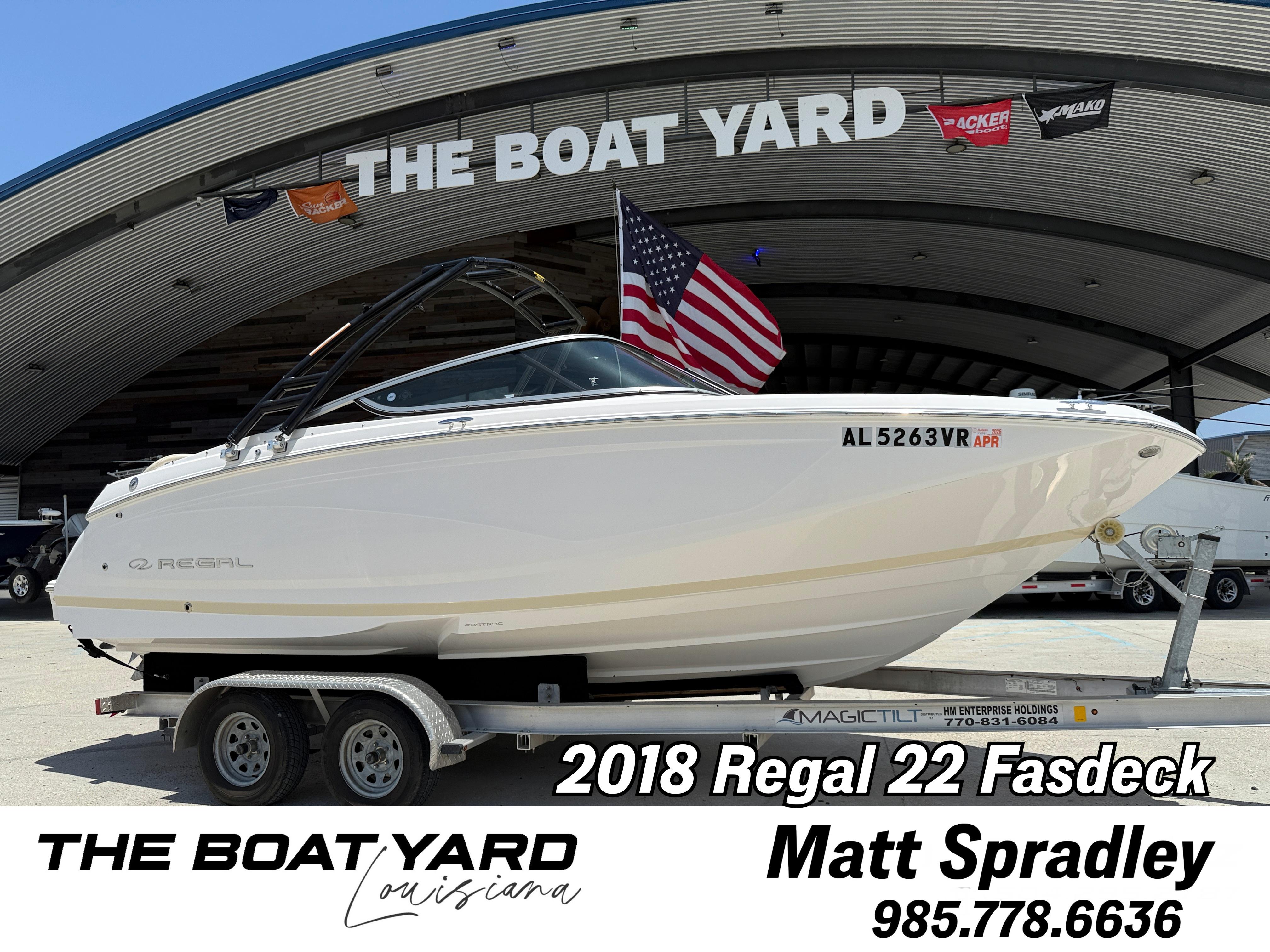 2018 Regal 22 FasDeck