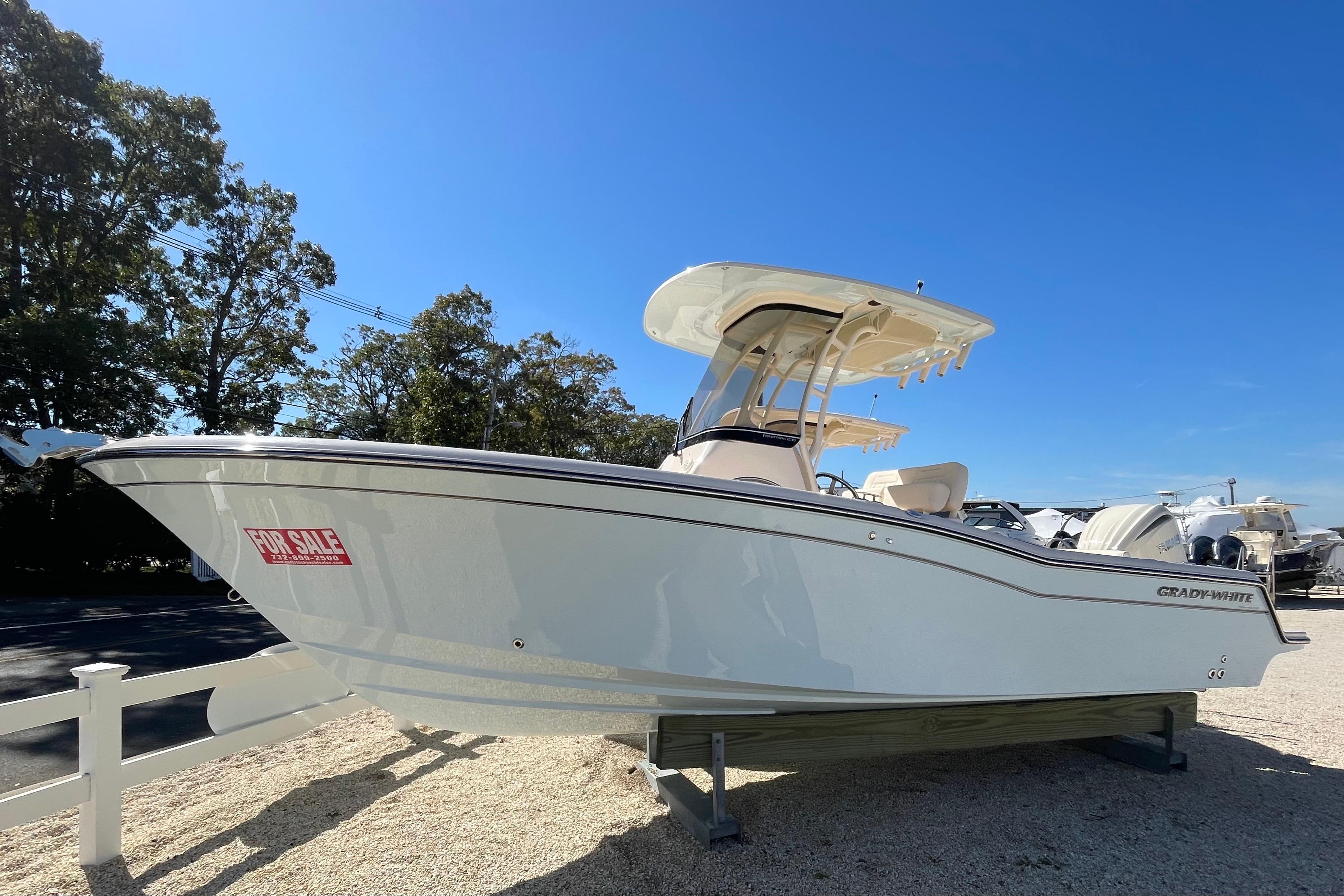 Grady-White Fisherman 236 2026 Grady-White Fisherman 236 boat for sale, displayed outdoors under clear blue sky.