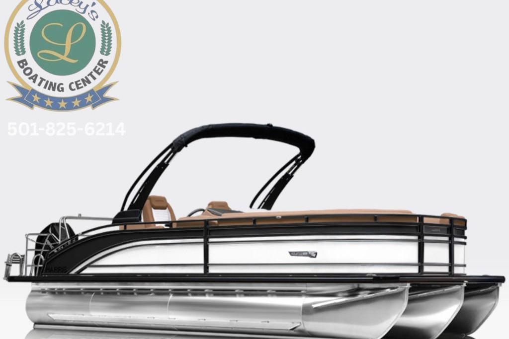 Harris Solstice 250 2026 Harris Solstice 250 pontoon boat at Lacey's Boating Center, contact 501-825-6214.