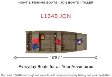 2025 Lowe L1648 Jon