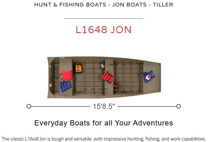 2025 Lowe L1648 Jon