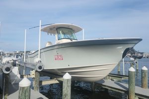 Grady-White Canyon 271 2026 Grady-White Canyon 271 boat for sale at dock, clear sky background.