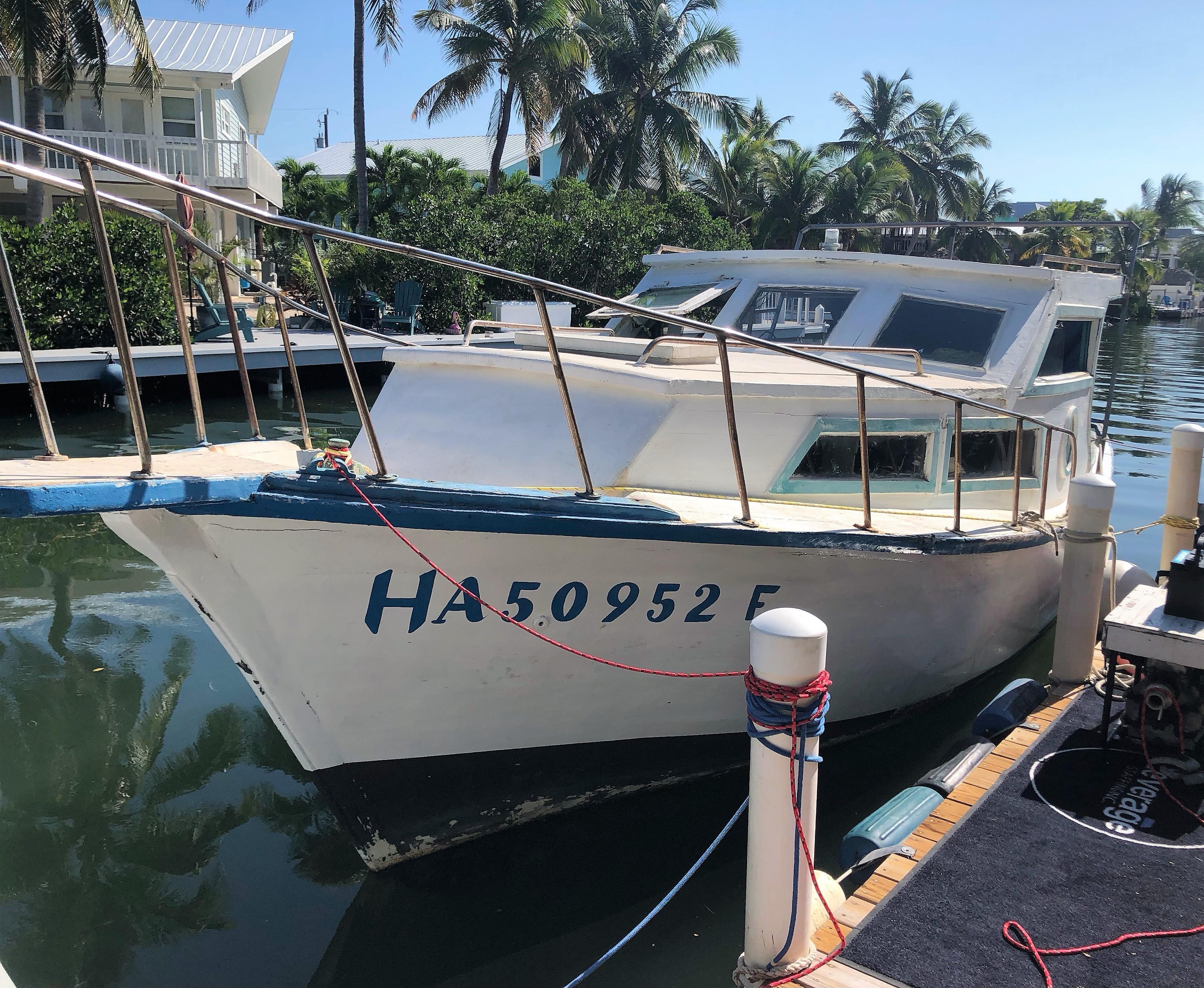 Custom Wooden Fishing Boat