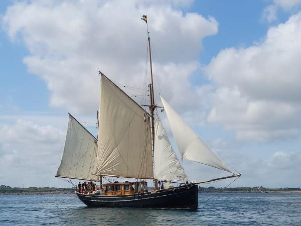 Classic Danish gaff ketch