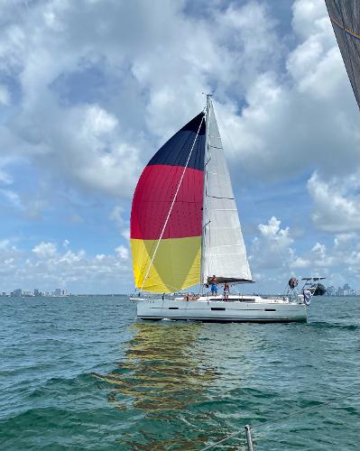Dufour 460 Downwind Spin