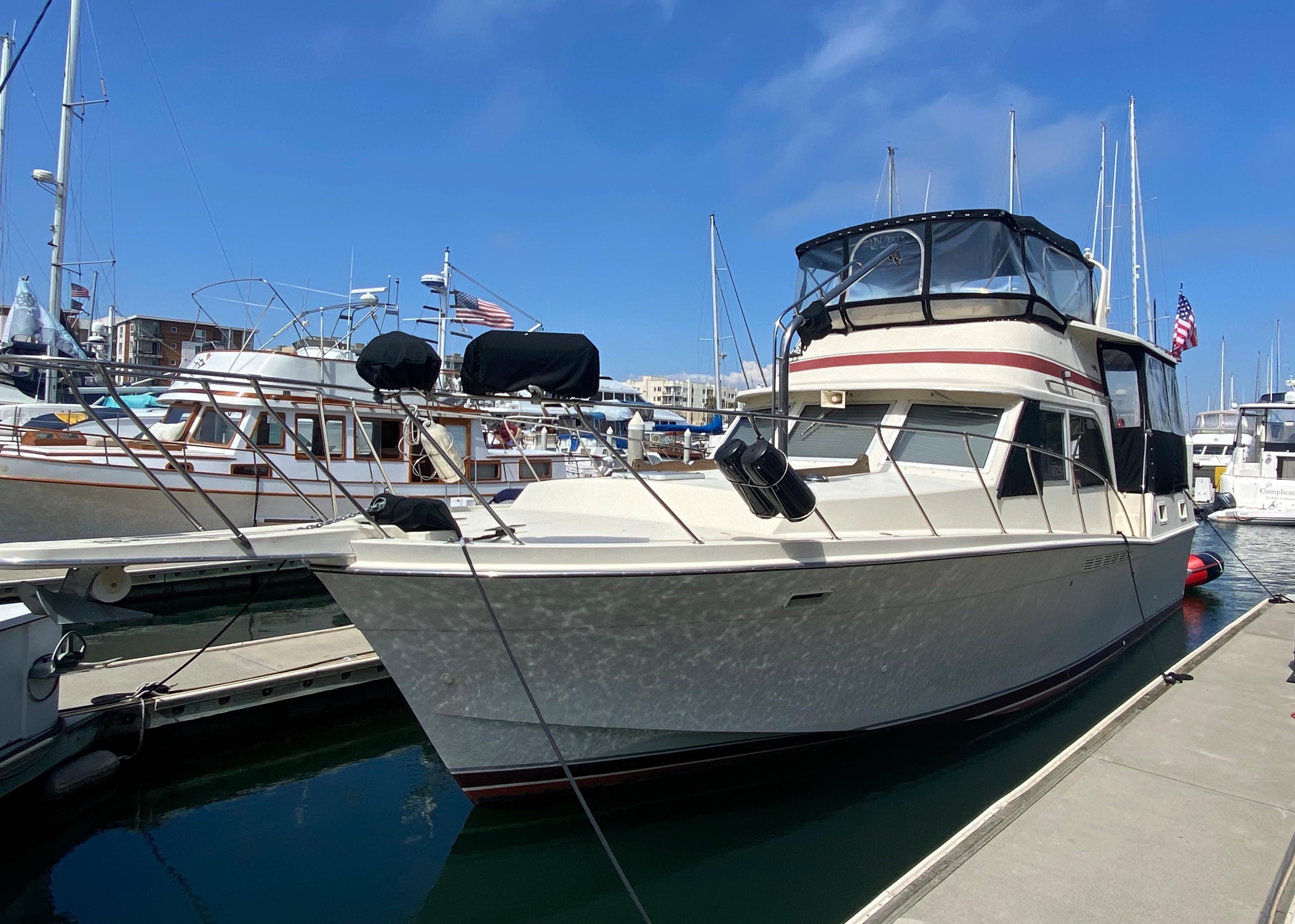 1984 Uniflite 42 Aft Cabin, Marina Del Rey California