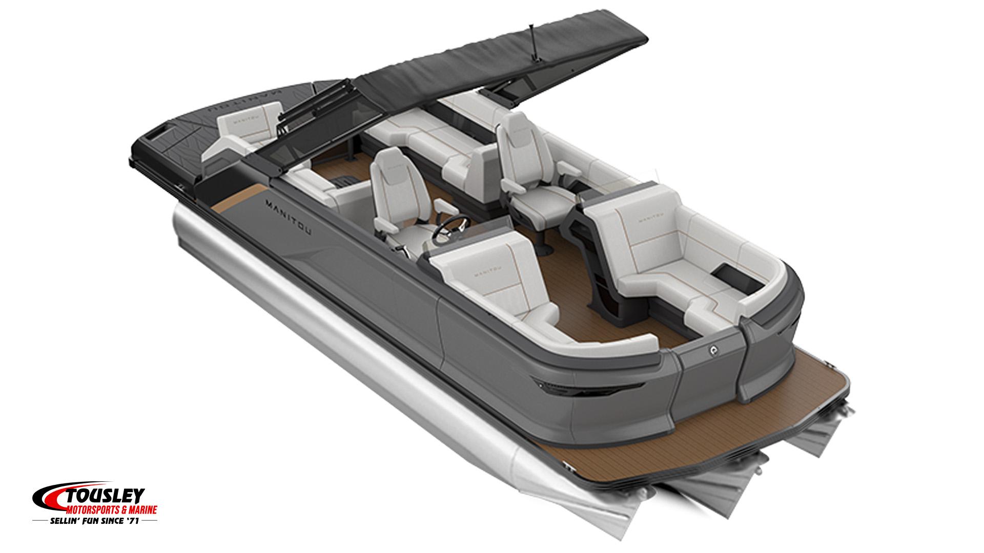 Manitou EXPLORE 22 MAX NAVIGATOR 2025 Manitou EXPLORE 22 MAX NAVIGATOR pontoon boat with sleek design and spacious seating.