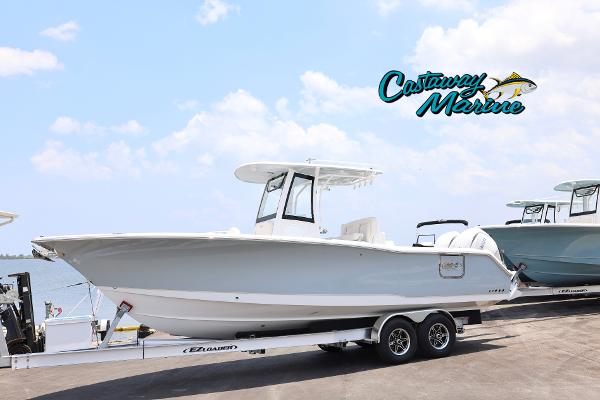 Sea Hunt Gamefish 27 Forward Seating 2025 Sea Hunt Gamefish 27 Forward Seating boat on trailer at Castaway Marine.