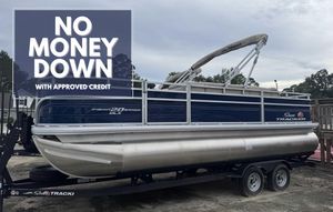 Sun Tracker Fishin' Barge 20 DLX 2024 Sun Tracker Fishin' Barge 20 DLX pontoon boat with financing offer.