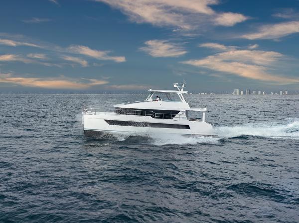 Two Oceans 555 Two Oceans 555 yacht cruising on open water, 2025 model.