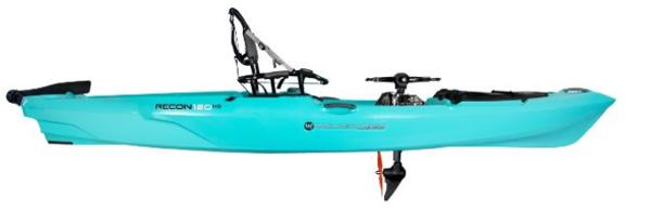 Wilderness Systems Recon 120 HD 2023 Wilderness Systems Recon 120 HD kayak in turquoise.