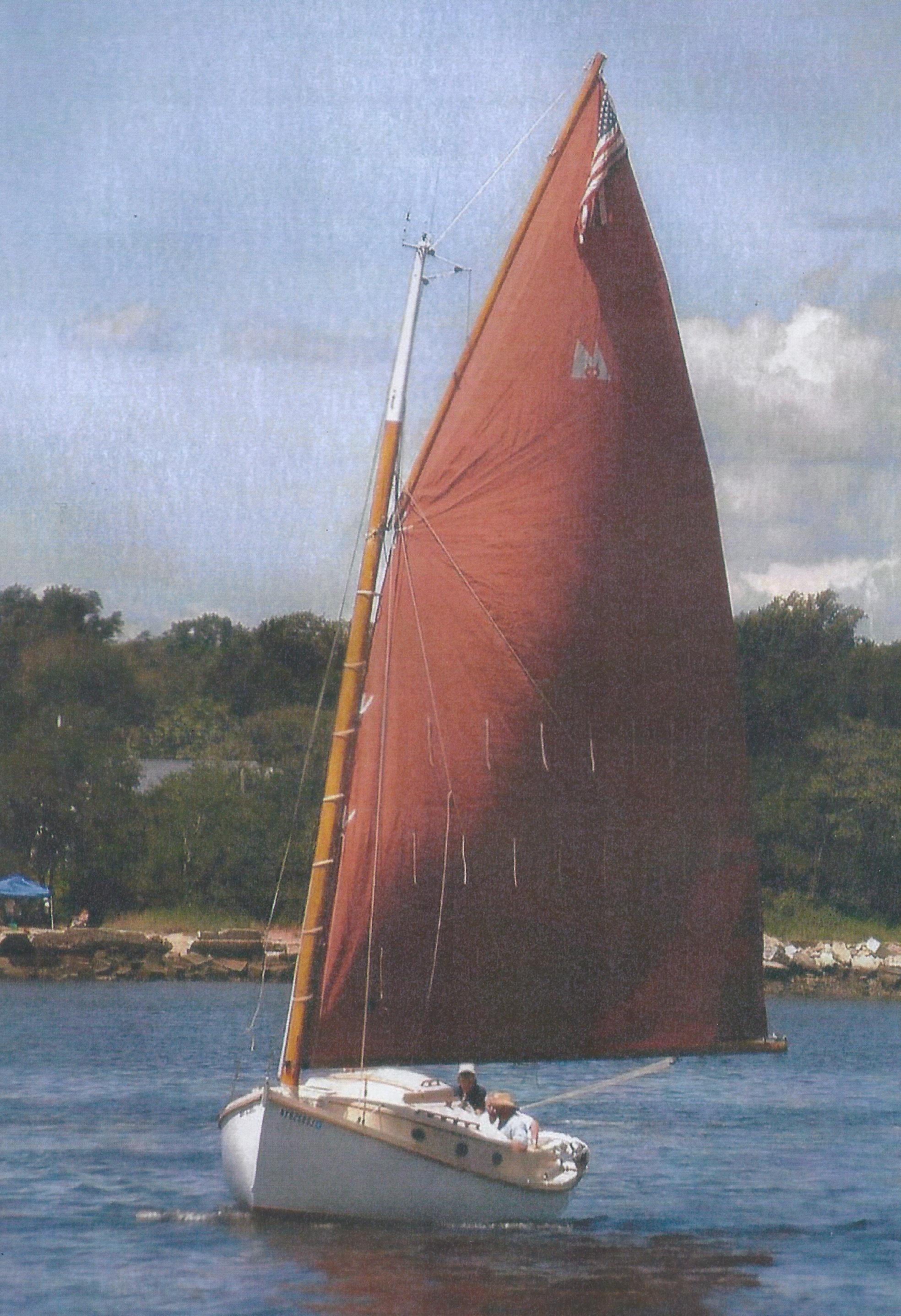 1992 menger 23 catboat, staten island new york - boats.com