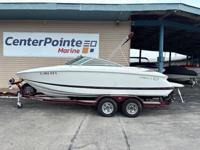 Cobalt 200 2005 Cobalt 200 boat on trailer at CenterPointe Marine dealership.