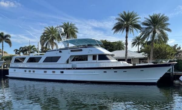 Burger Flush Deck with Flybridge SHEPSL X, 87' Burger 1986