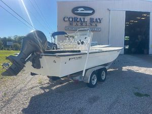May-Craft 22 CAPE CLASSIC 2018 May-Craft 22 Cape Classic boat on trailer at Coral Bay Marina.