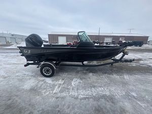 G3 AV178 F Black G3 AV178 F boat on snowy parking lot, year 2026.