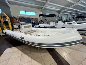 Capelli Tempest 530 Open 2023 Capelli Tempest 530 Open inflatable boat displayed in showroom.