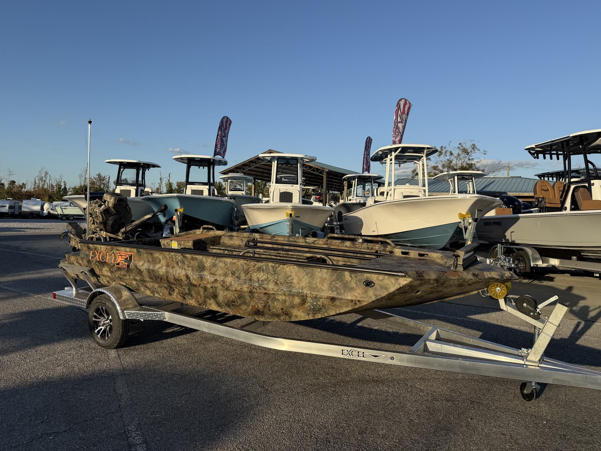 2026 Excel Shallow Water F4 Pro Hull 1754