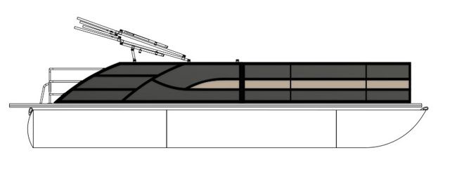2026 Bentley Pontoons Legacy 223 Swingback 3/4 Tube