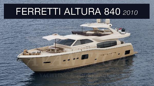 2010 Ferretti Yachts Altura 840