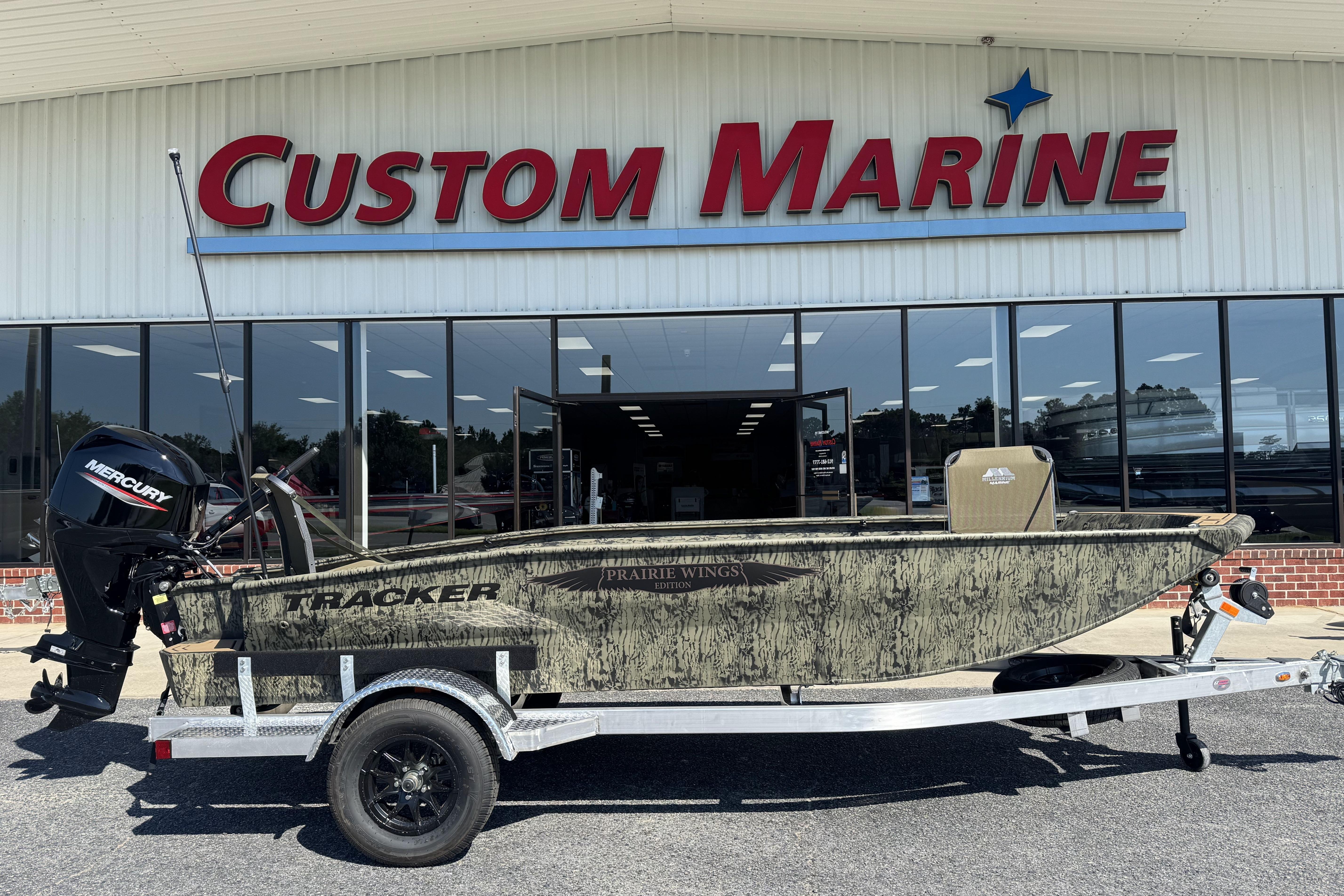 Tracker Grizzly 1650 T Prairie Wings Edition 2026 Tracker Grizzly 1650 T Prairie Wings Edition boat at Custom Marine dealership.