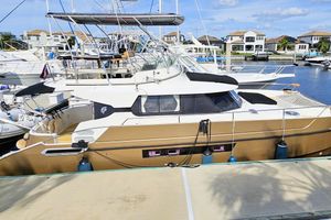 Fountaine Pajot Maryland 37 1999 Fountaine Pajot Maryland 37 yacht docked at marina with clear skies.