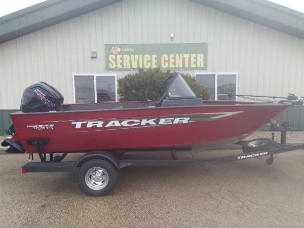 Tracker Pro Guide V-175 Combo 2025 Tracker Pro Guide V-175 Combo boat at service center.