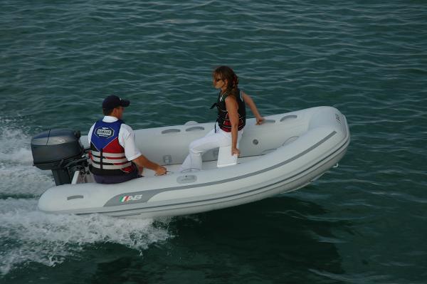 AB Inflatables Lammina 10 AL 2024 AB Inflatables 10 AL model in action on the water