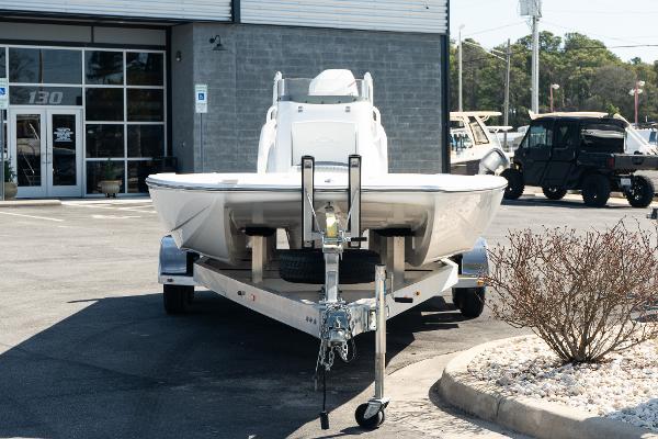 Turner Boatworks 24 SAVAGE 2025 Turner Boatworks 24 SAVAGE on trailer in parking lot.