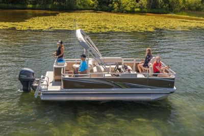 Tahoe Pontoon STX Quad Fish Boat