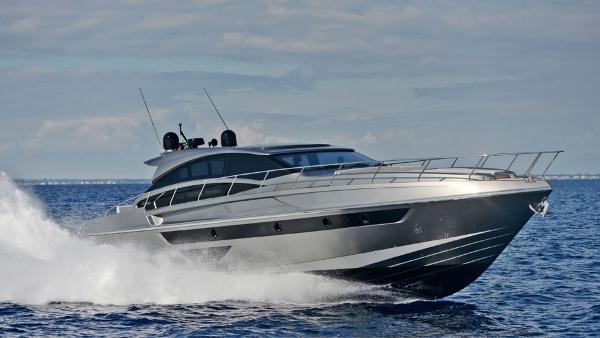 Rizzardi IN SIX 2024 Rizzardi IN SIX luxury yacht cruising on open water.