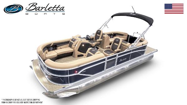 Barletta Cabrio 22QC 2025 Barletta Cabrio 22QC pontoon boat with sleek design and comfortable seating.