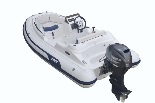 AB Inflatables Nautilus 11 DLX 2024 AB Inflatables 11 DLX boat with Yamaha outboard motor.