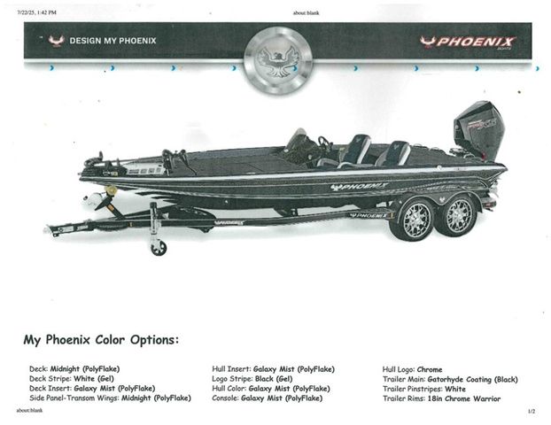 Phoenix Bass Boats 721 ZXL