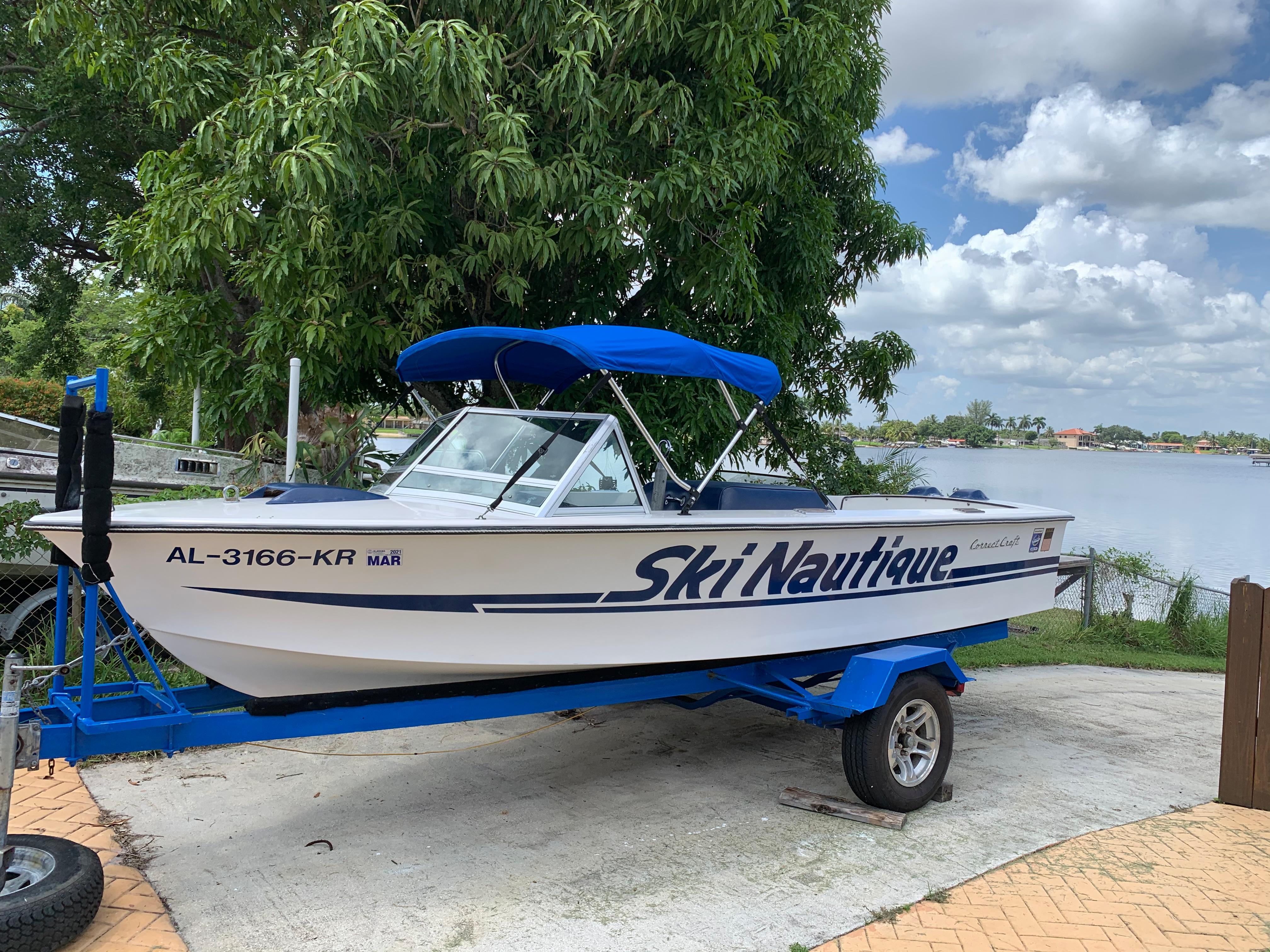 1976 correct craft ski nautique, miami, florida united