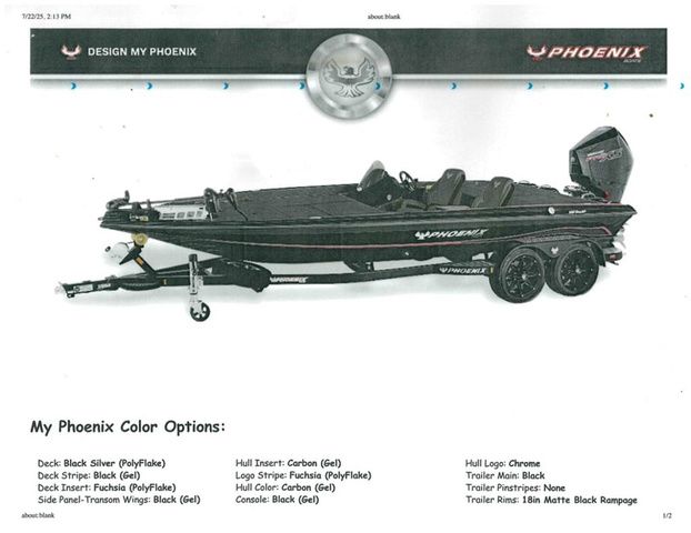 Phoenix Bass Boats 721 ZXL