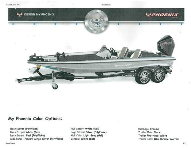 Phoenix Bass Boats 819 ZXL