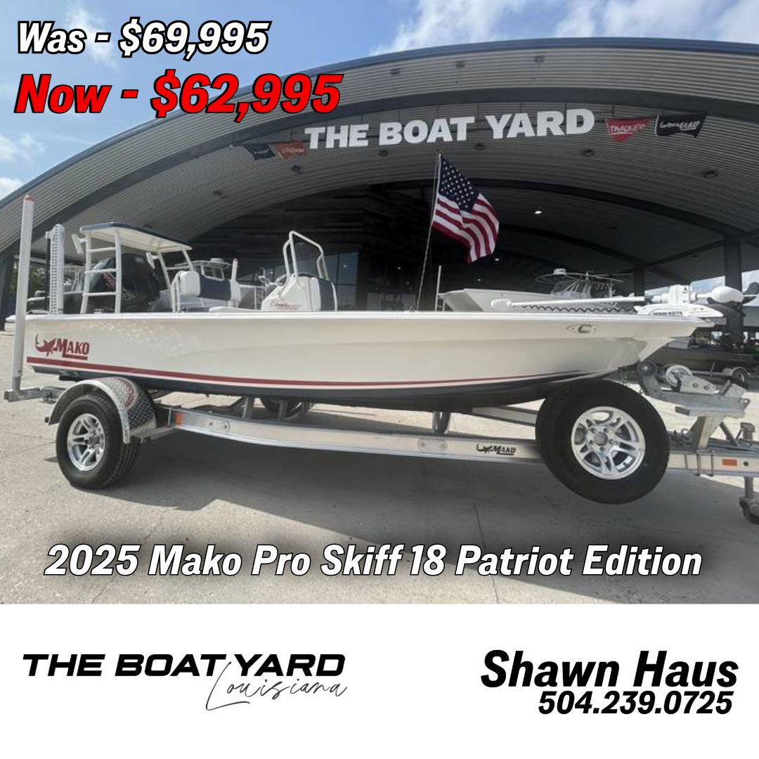 2025 Mako Pro Skiff 18 Patriot Edition
