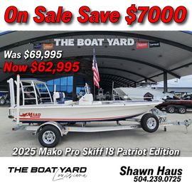 2025 Mako Pro Skiff 18 Patriot Edition