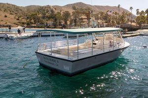 Seahawk island hopper 2018 Seahawk Island Hopper boat docked at Two Harbors, California.