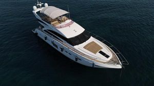 Princess Princess 64 FLY Luxury 2012 Princess 64 FLY yacht cruising on open water.